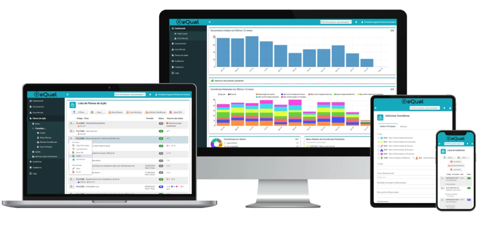 Tenha todo o apoio tecnológico necessário para obter e manter suas certificações da qualidade