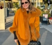 Poncho em Cashmere Caramelo | BOREAL
