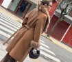 Casaco em Cashmere Caramelo | BOREAL