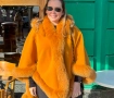 Poncho em Cashmere Caramelo | BOREAL