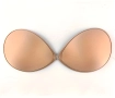 Sutiã invisível silicone  | Sem alça com protetor bege adesivo