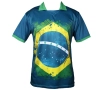 Camisa polo azul bandeira Brasil | Copa do mundo futebol - tamanho M