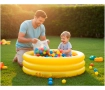 Piscina inflável redonda 90 litros | Piscina feliz infantil de carinha.