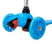 Patinete regulável infantil. Cor: Azul | 3 rodinhas com led para crianças até 40kg.