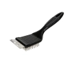Escova limpa grelha de churrasqueira | Cabo espátula cerdas de aço.