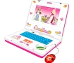 Laptop infantil menina | Brinquedo musical educativo. Cor : rosa