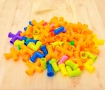 Brinquedo de montar interativo | Blocos de montar, tubos canos pequenos