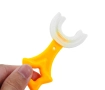 Escova de dente infantil | Formato em U - 360 graus