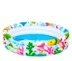 Piscina inflável redondo  | Animais marinhos. 135 litros.