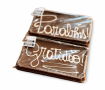 Barra de Chocolate com Mensagem | Barra com Menssagem - 45g