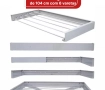 Varal Magico de 104 cm com 6 Varetas Branco