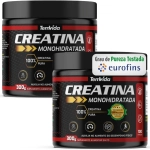 Kit 02 Creatinas 300g Monohidratada 100% Creatina PURA  Tem Vida