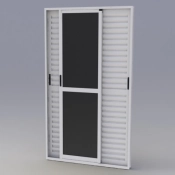 Porta de Correr 3 Folhas