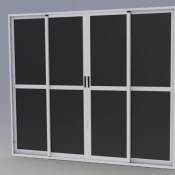 Porta de Correr 4 Folhas