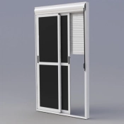 Porta de Correr 2 Folhas Integrada