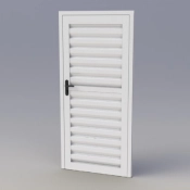 Porta de Giro 1 Folha Veneziana