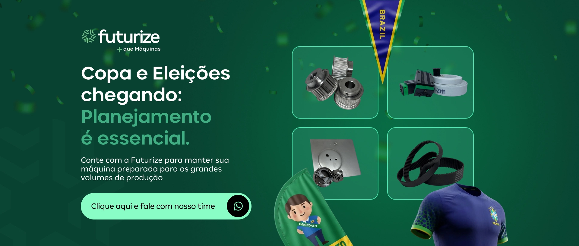 Copa e Elei&ccedil;&otilde;es - Pe&ccedil;as