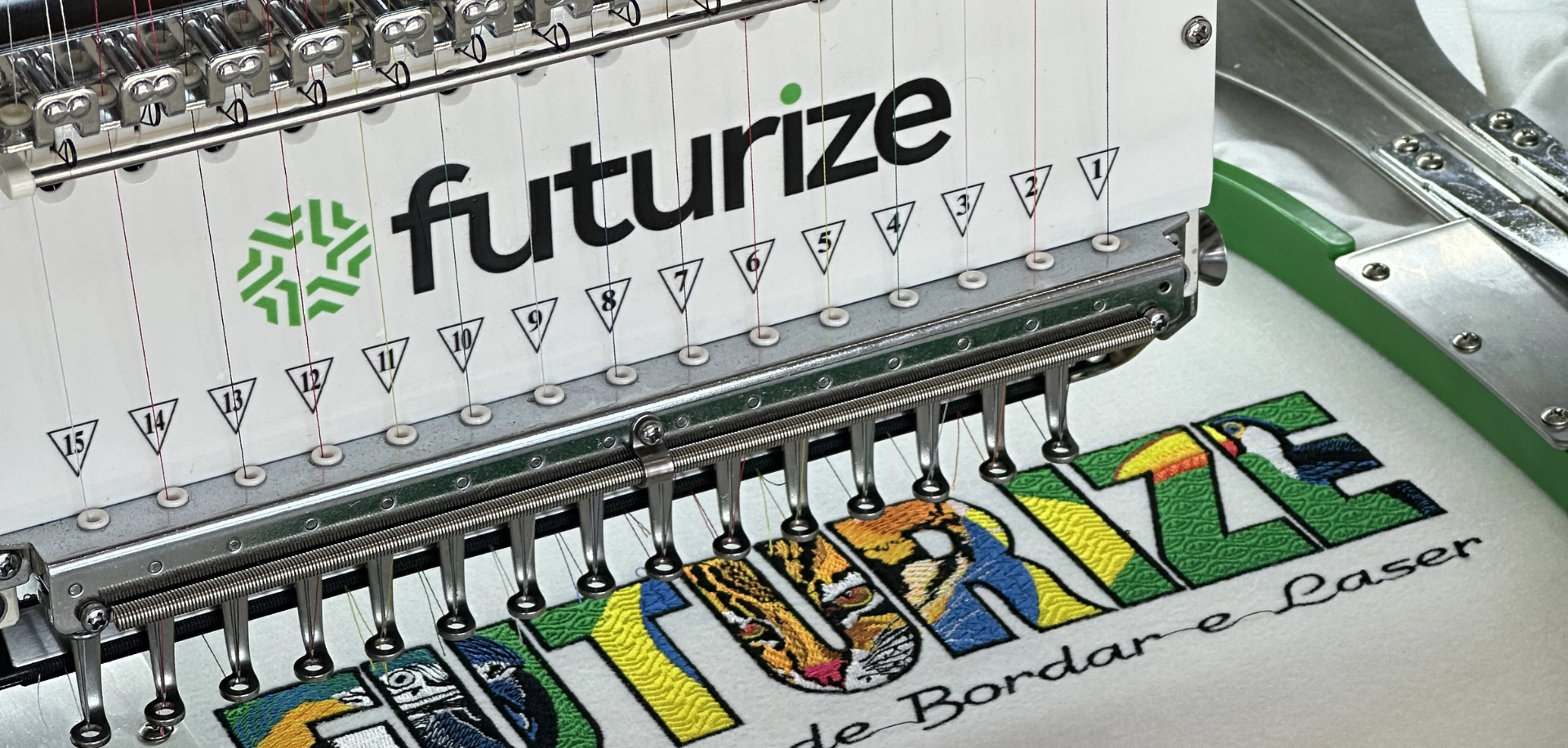 M&aacute;quina de Bordar - 4 cabe&ccedil;as 15agulhas - MB 1504 C - Foto 2