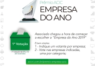 Acic abre primeira vota��o para o Pr�mio Empresa do Ano
