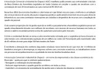 Acic apoia redu��o de gastos na Alesc