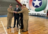 Acic homenageia a Pol�cia Militar SC pelos 187 anos e pede aten��o para o aumento do efetivo