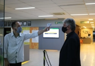 Acic passa a aferir temperatura corporal do p�blico que acessar o Centro Empresarial