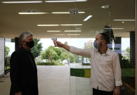 Acic passa a aferir temperatura corporal do p�blico que acessar o Centro Empresarial