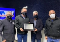 Acic presta homenagem � R�dio Eldorado pelo anivers�rio de 75 anos