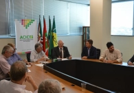  Acic recebe presidente da Facisc 