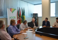  Acic recebe presidente da Facisc 