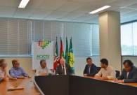 Acic recebe presidente da Facisc 