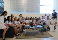 Alunos da escola Jakob Arns, de Forquilhinha, visitam a Acic