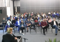 Alunos do Projeto Clube do Jovem Empreendedor conhecem a Acic