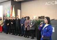 Alunos do Projeto Clube do Jovem Empreendedor conhecem a Acic