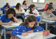 Alunos realizam primeira prova do Pr�mio Acic de Matem�tica
