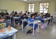 Alunos realizam primeira prova do Pr�mio Acic de Matem�tica