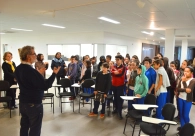 Alunos soltam a criatividade em oficina de arte do Cultura Acic