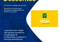 Associados da Acic t�m vantagens exclusivas na Rede Vale 