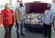 Campanha de doa��o da Eliane arrecada mais de 2 toneladas de alimentos para o Movimento Juntos de Cora��o