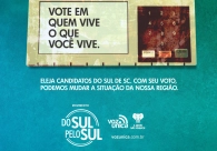 Campanha �Do Sul pelo Sul� busca voto regional e consciente