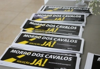 Campanha Morro dos Cavalos � Solu��o J�! chega � pra�a Nereu Ramos