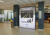 Campanha Morro dos Cavalos � Solu��o J�! chega � pra�a Nereu Ramos