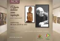 Cultura Acic 2018 abre com exposi��o de Gil Galant