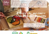 Cultura ACIC promove encontro com Manas Bonetti