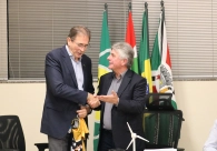 Desenvolvimento do Sul pauta reuni&atilde;o entre empres&aacute;rios e o presidente da Fiesc