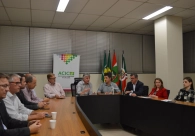 Desenvolvimento econ�mico � pauta de encontro da Acic com o prefeito de Crici�ma 