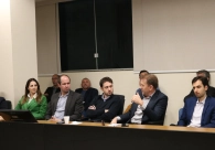 Diretores da Acic recebem a visita do senador Esperidi&atilde;o Amin