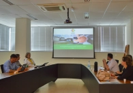 Diretores das associa��es empresariais de Tijucas e Palho�a conhecem estrutura da Acic