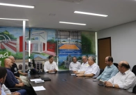 Diretoria da Acic se re�ne com prefeito para tratar de a��es estrat�gicas de desenvolvimento econ�mico