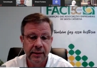 Diretoria da diretoria da Acic recebe presidente da Facisc